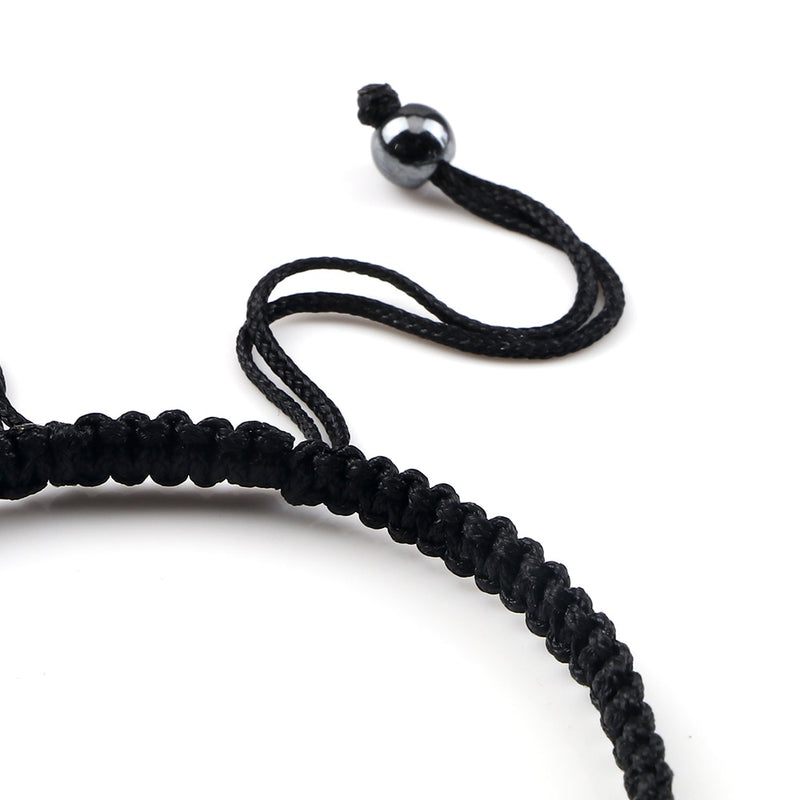 7 Chakra Healing Yoga Reiki Prayer Beaded Bracelet Natural Stones Balance Beads Braided Adjustable Bangle Jewelry Gift For Women