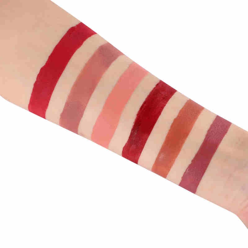 BEAUTY GLAZED 6pcs/Set Liquid Lipstick Lip Gloss Professional Makeup Matte Lipstick Lip Kit Long Lasting Cosmetics Maquiagem